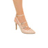 Décolleté slingback beige con cinturino alla caviglia e tacco 9 cm Lora Ferres, Donna, SKU w021000176, Immagine 0